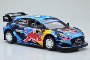 Ford Puma Rally1 WRC #8 O. Tanak / M. Jarveoja Winner Rally Sweden 2023 IXO 1:18 18RMC154A Pressofusione — immagine 4 di 6