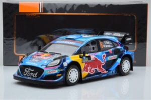 Ford Puma Rally1 WRC #8 O. Tanak / M. Jarveoja Winner Rally Sweden 2023 IXO 1:18 18RMC154A Pressofusione — immagine 6 di 6