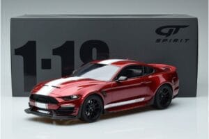 Ford Mustang S550 Shelby Super Snake Rosso GT Spirit 1:18 GT397 Resina — immagine 6 di 6