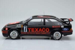 Ford Sierra RS500 Cosworth Texaco #7 K. Ludwig / K. Niedzwiedz / T. Boutsen 24 Hours of Spa 1987 IXO 1:18 18RMC051B Pressofus — immagine 3 di 6