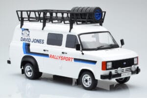 Ford Transit Mk2 Van Team David Jones Rally Assistance IXO 1:18 18RMC033XE Pressofusione — immagine 4 di 6