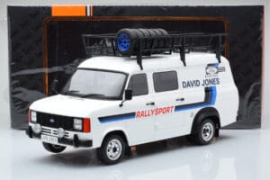Ford Transit Mk2 Van Team David Jones Rally Assistance IXO 1:18 18RMC033XE Pressofusione — immagine 6 di 6