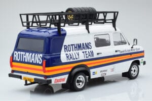Ford Transit Mk2 Van Team Rothmans Rally Assistance IXO 1:18 18RMC057XE Pressofusione — immagine 2 di 6