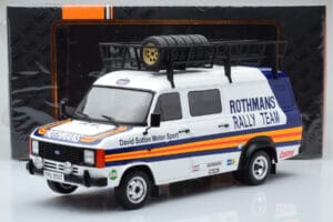Ford Transit Mk2 Van Team Rothmans Rally Assistance IXO 1:18 18RMC057XE Pressofusione — immagine 6 di 6
