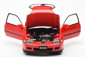 Honda Civic EG6 VTEC Rosso LCD 1:18 LCD18018-RE Pressofusione — immagine 5 di 11