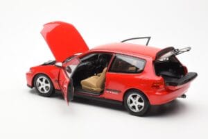 Honda Civic EG6 VTEC Rosso LCD 1:18 LCD18018-RE Pressofusione — immagine 8 di 11