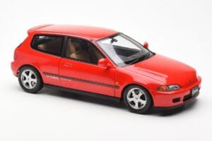 Honda Civic EG6 VTEC Rosso LCD 1:18 LCD18018-RE Pressofusione — immagine 9 di 11