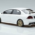Honda Civic FD2 Type R Mugen Bianco Otto 1:18 OT941 Resina - image 5 of 6