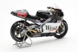 Honda NSR500 West Honda Pons #65 L. Capirossi 500cc World Championship 2001 Minichamps 1:12 122016165 Pressofusione — immagine 3 di 4