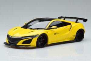 Honda NSX NC1 LB Works Liberty Walk Giallo GT Spirit 1:18 KJ034 Resina