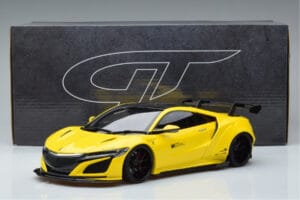 Honda NSX NC1 LB Works Liberty Walk Giallo GT Spirit 1:18 KJ034 Resina — immagine 6 di 6