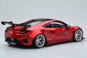 Honda NSX NC1 Liberty Walk Candy Rosso GT Spirit 1:18 GT245 Pressofusione — immagine 2 di 6