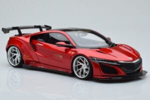 Honda NSX NC1 Liberty Walk Candy Rosso GT Spirit 1:18 GT245 Pressofusione — immagine 4 di 6