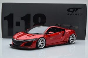 Honda NSX NC1 Liberty Walk Candy Rosso GT Spirit 1:18 GT245 Pressofusione — immagine 6 di 6