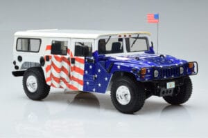 Hummer H1 General Gore-Lieberman USA 2000 Exoto 1:18 EX01807 Pressofusione — immagine 5 di 7