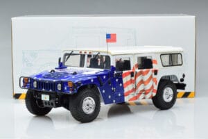 Hummer H1 General Gore-Lieberman USA 2000 Exoto 1:18 EX01807 Pressofusione — immagine 7 di 7