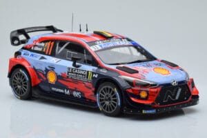 Hyundai i20 Coupe WRC #11 T. Neuville / N. Gilsoul Rally Monte Carlo 2020 IXO 1:18 18RMC067A Pressofusione — immagine 4 di 6