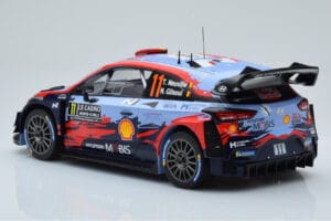Hyundai i20 Coupe WRC #11 T. Neuville / N. Gilsoul Rally Monte Carlo 2020 IXO 1:18 18RMC067A Pressofusione — immagine 5 di 6