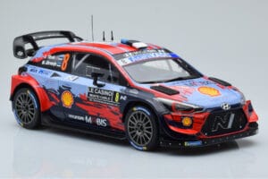 Hyundai i20 Coupe WRC #8 O. Tanak / M. Jarveoja Rally Monte Carlo 2020 IXO 1:18 18RMC067C Pressofusione — immagine 4 di 6