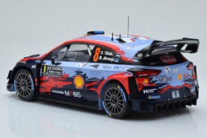 Hyundai i20 Coupe WRC #8 O. Tanak / M. Jarveoja Rally Monte Carlo 2020 IXO 1:18 18RMC067C Pressofusione — immagine 5 di 6