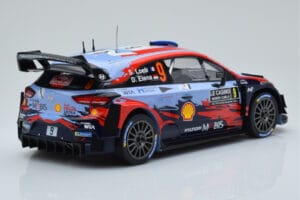 Hyundai i20 Coupe WRC #9 S. Loeb / I. Galmiche Rally Monte Carlo 2020 IXO 1:18 18RMC067B Pressofusione — immagine 2 di 6