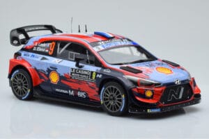 Hyundai i20 Coupe WRC #9 S. Loeb / I. Galmiche Rally Monte Carlo 2020 IXO 1:18 18RMC067B Pressofusione — immagine 4 di 6