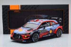 Hyundai i20 Coupe WRC #9 S. Loeb / I. Galmiche Rally Monte Carlo 2020 IXO 1:18 18RMC067B Pressofusione — immagine 6 di 6