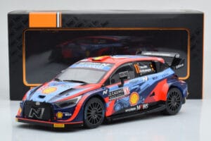 Hyundai i20 N Rally1 #11 T. Neuville / M. Wydaeghe Rally Monte Carlo 2022 IXO 1:18 18RMC112 Pressofusione — immagine 6 di 6