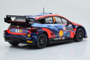 Hyundai i20 N Rally1 #8 O. Tanak / M. Jarveoja Rally Monte Carlo 2022 IXO 1:18 18RMC113 Pressofusione — immagine 2 di 6