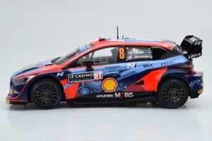 Hyundai i20 N Rally1 #8 O. Tanak / M. Jarveoja Rally Monte Carlo 2022 IXO 1:18 18RMC113 Pressofusione — immagine 3 di 6