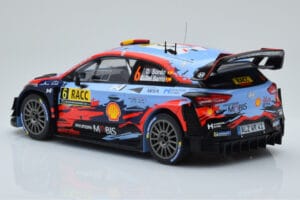 Hyundai i20 Coupe WRC #6 D. Sordo / C. del Barrio Rally Catalunya 2019 IXO 1:18 18RMC052C Pressofusione — immagine 5 di 6