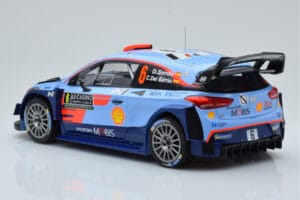 Hyundai i20 Coupe WRC #6 D. Sordo / C. del Barrio Rally Monte Carlo 2018 IXO 1:18 18RMC030C Pressofusione — immagine 5 di 6