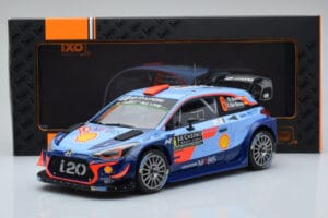 Hyundai i20 Coupe WRC #6 D. Sordo / C. del Barrio Rally Monte Carlo 2018 IXO 1:18 18RMC030C Pressofusione — immagine 6 di 6