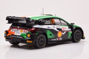 Hyundai i20 N Rally1 #11 T. Neuville / M. Wydaeghe Rally Croatia 2023 IXO 1:18 18RMC160A Pressofusione — immagine 2 di 6