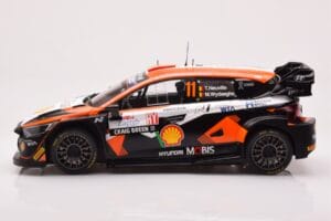 Hyundai i20 N Rally1 #11 T. Neuville / M. Wydaeghe Rally Croatia 2023 IXO 1:18 18RMC160A Pressofusione — immagine 3 di 6