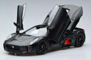 Jaguar C-X75 Nero Almost Real 1:18 810605 Pressofusione — immagine 2 di 7