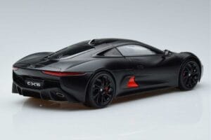 Jaguar C-X75 Nero Almost Real 1:18 810605 Pressofusione — immagine 3 di 7