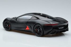 Jaguar C-X75 Nero Almost Real 1:18 810605 Pressofusione — immagine 6 di 7