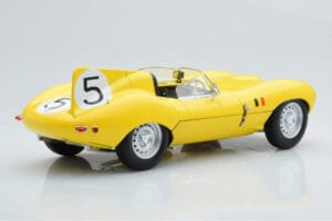 Jaguar D-Type #5 Ecurie Nationale Belge 24 Hours of Le Mans 1956 CMR 1:18 CMR143 Pressofusione — immagine 2 di 6