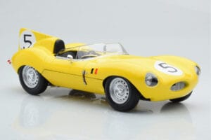 Jaguar D-Type #5 Ecurie Nationale Belge 24 Hours of Le Mans 1956 CMR 1:18 CMR143 Pressofusione — immagine 4 di 6