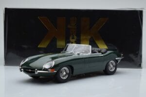 Jaguar E-Type Series 1 Roadster Verde KK-Scale 1:18 KKDC180481 Pressofusione — immagine 6 di 6