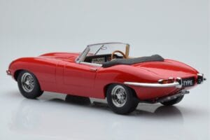 Jaguar E-Type Series 1 Roadster Rosso KK-Scale 1:18 KKDC180482 Pressofusione — immagine 5 di 6