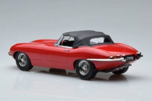 Jaguar E-Type Series 1 Roadster Rosso KK-Scale 1:18 KKDC180484 Pressofusione — immagine 5 di 6