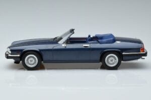 Jaguar XJS V12 Cabriolet Blu Metallizzato Edizione Limitata Norev 1:18 182636 Pressofusione — immagine 3 di 6