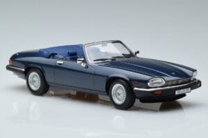 Jaguar XJS V12 Cabriolet Blu Metallizzato Edizione Limitata Norev 1:18 182636 Pressofusione — immagine 4 di 6