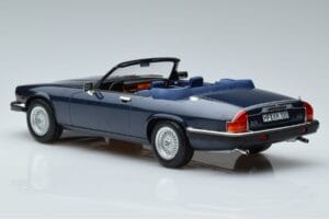 Jaguar XJS V12 Cabriolet Blu Metallizzato Edizione Limitata Norev 1:18 182636 Pressofusione — immagine 5 di 6