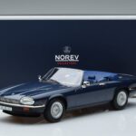 Jaguar XJS V12 Cabriolet Blu Metallizzato Edizione Limitata Norev 1:18 182636 Pressofusione - image 6 of 6