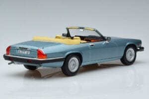 Jaguar XJS V12 Cabriolet Azzurro Metallizzato Norev 1:18 182635 Pressofusione — immagine 2 di 6