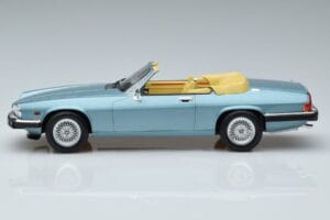 Jaguar XJS V12 Cabriolet Azzurro Metallizzato Norev 1:18 182635 Pressofusione — immagine 3 di 6