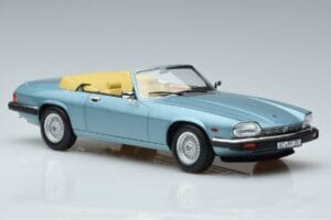 Jaguar XJS V12 Cabriolet Azzurro Metallizzato Norev 1:18 182635 Pressofusione — immagine 4 di 6